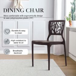 REEMA Dining Set with 3V HIVE Dining Chairs / Set Meja Makan - Image 6