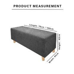 Simple and Domain Designer Ottoman Sofa Bench Stool - Image 6