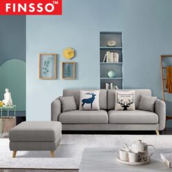 ROSELYN 3 Seater Sofa Home Living Room Furniture - FREE STOOL - Image 2