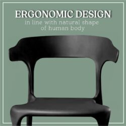 ESTY Designer SIMPLE & STRONG Dining Chair / kerusi meja makan / kerusi plastik - Image 7