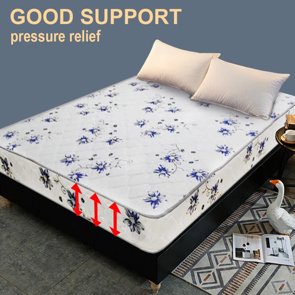 FLORAL DESIGN SINGLE / SUPER SINGLE / QUEEN / KING PU FOAM 8 INCH MATTRESS / TILAM - Image 5