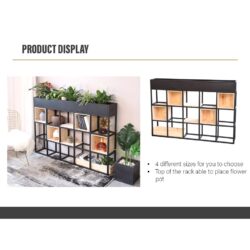 CHAMBERLAIN Industrial Design Iron Rack Shelves / Rak Besi Kukuh /Rak Hiasan/ - Image 3