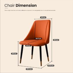AGUE NORDIC STYLE DINING CHAIR - Image 6