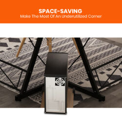 DAVENPORT Classic Workspace L Shape Table with Keyboard Tray - Image 7