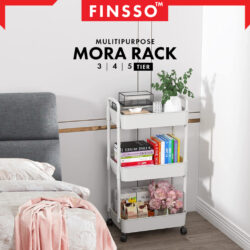 MORA 3 /4/5 Tier Multifunction Storage Trolley Rack Office Shelves/Shelving Toys / Troli Baby / Rak Dapur/ Troli - Image 5