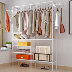 VENUS EXTRA LARGE SIZE JAPANESE STYLE CLOTH HANGER ORGANIZER WARDROBE / Almari Baju / Rak Baju - Image 3