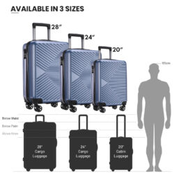 Spruce Protect-Plus Hard Case Travel Luggage with 360°Spinner & Secure Lock and Innovative Hanger/20'',24'',28'' - Image 8