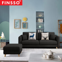 ROSELYN 3 Seater Sofa Home Living Room Furniture - FREE STOOL - Image 4