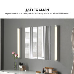 WALL MIRROR GLASS with self adhesive tape, 4pcs/pack (22x22 cm each mirror)/ CERMIN VIRAL/ CERMIN DINDING/CERMIN - Image 3