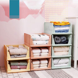 LILAC Multipurpose Stackable Detachable Drawer Rack Storage Cabinets Wardrobe Organizer Basket/Layered Partition - Image 2