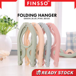 1 PCS Folding Hanger Portable Travel Foldable Plastic Hanger Non-slip Hanger Wardrobe Clothes Magic Drying Rack - Image 2