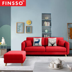 ROSELYN 3 Seater Sofa Home Living Room Furniture - FREE STOOL - Image 3