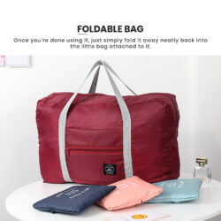 WIND BLOWS Duffel Bag Travel Bag Large Luggage Foldable Travel Bag Melancong Wind Blow - Image 3