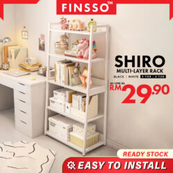 Shiro 5 Tier Multipurpose Shelf / rak rerbaguna / rak resi bertingkat / Shelves / bookshelf / rak buku/ rak pasu - Image 2