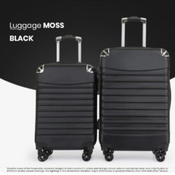 Moss Travel luggage ABS material bag 20"/24"/28" inch plain travel suitcase beg - Image 3