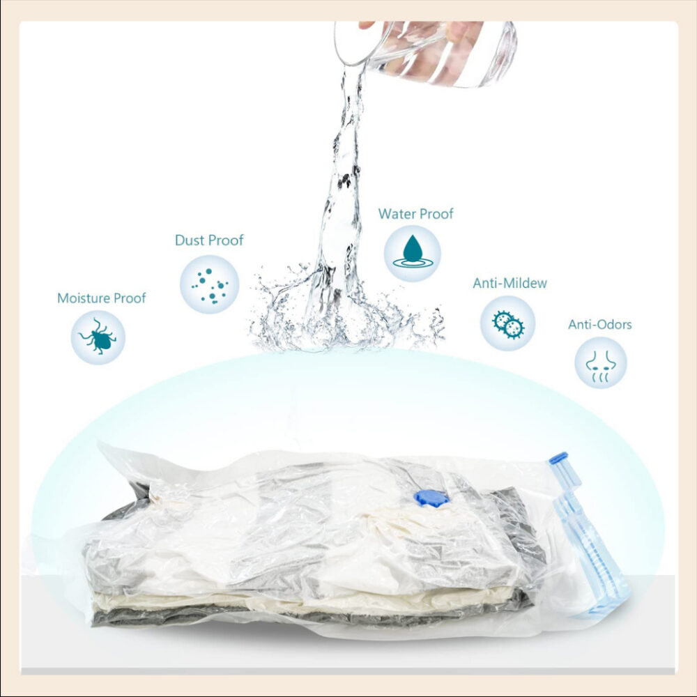 Vacuum Compressed Storage Bag Resealable Organizer - Image 8