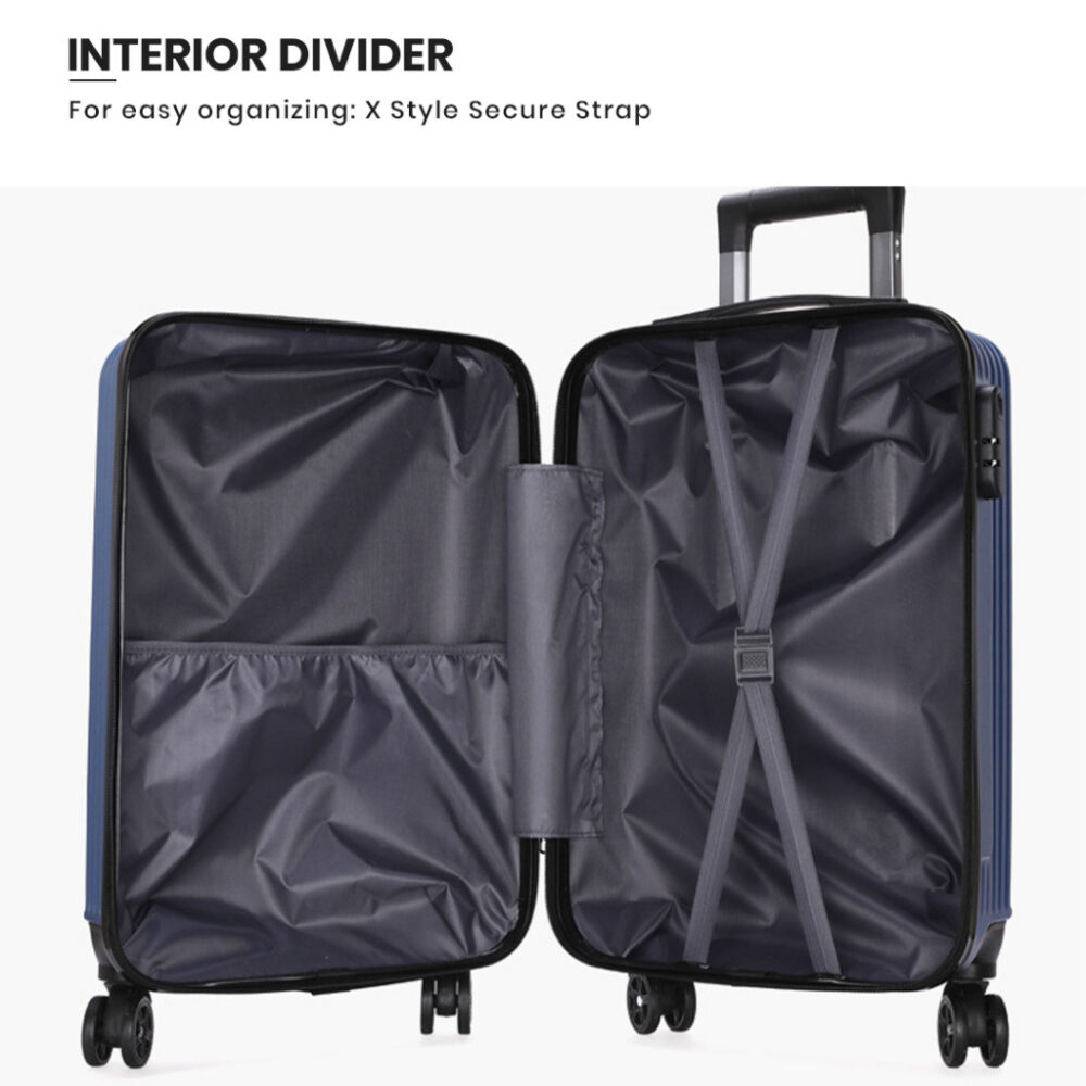 Spruce Protect-Plus Hard Case Travel Luggage with 360°Spinner & Secure Lock and Innovative Hanger/20'',24'',28'' - Image 3