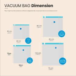 Vacuum Compressed Storage Bag Resealable Organizer - Image 7