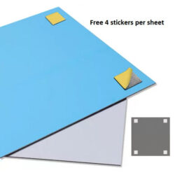 WALL MIRROR GLASS with self adhesive tape, 4pcs/pack (22x22 cm each mirror)/ CERMIN VIRAL/ CERMIN DINDING/CERMIN - Image 9