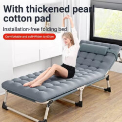 75CM Wide XL Size Foldable Lazy Bed Chair / Kerusi Malas Foldable Bed / Lazy Chair - Image 3