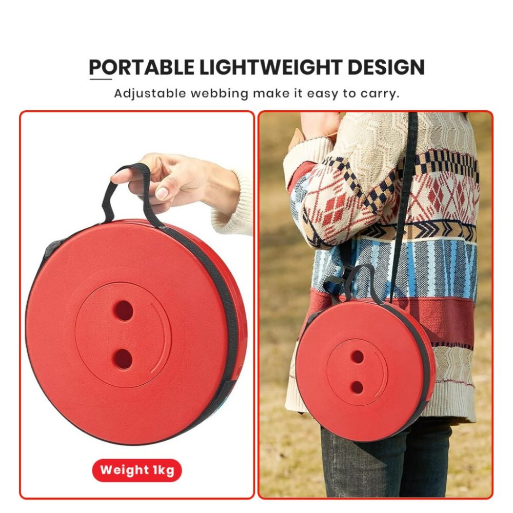Outdoor Foldable Telescopic Stool & Chair Portable Foldable Extendable Fishing Picnic Camping Travel - Image 4
