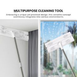 Electrostatic Flat Mop Tisu Pengelap Lantai Mop Tisu Pakai Buang Dust Removal Paper Disposable Wet Tissue 静电拖把 - Image 2