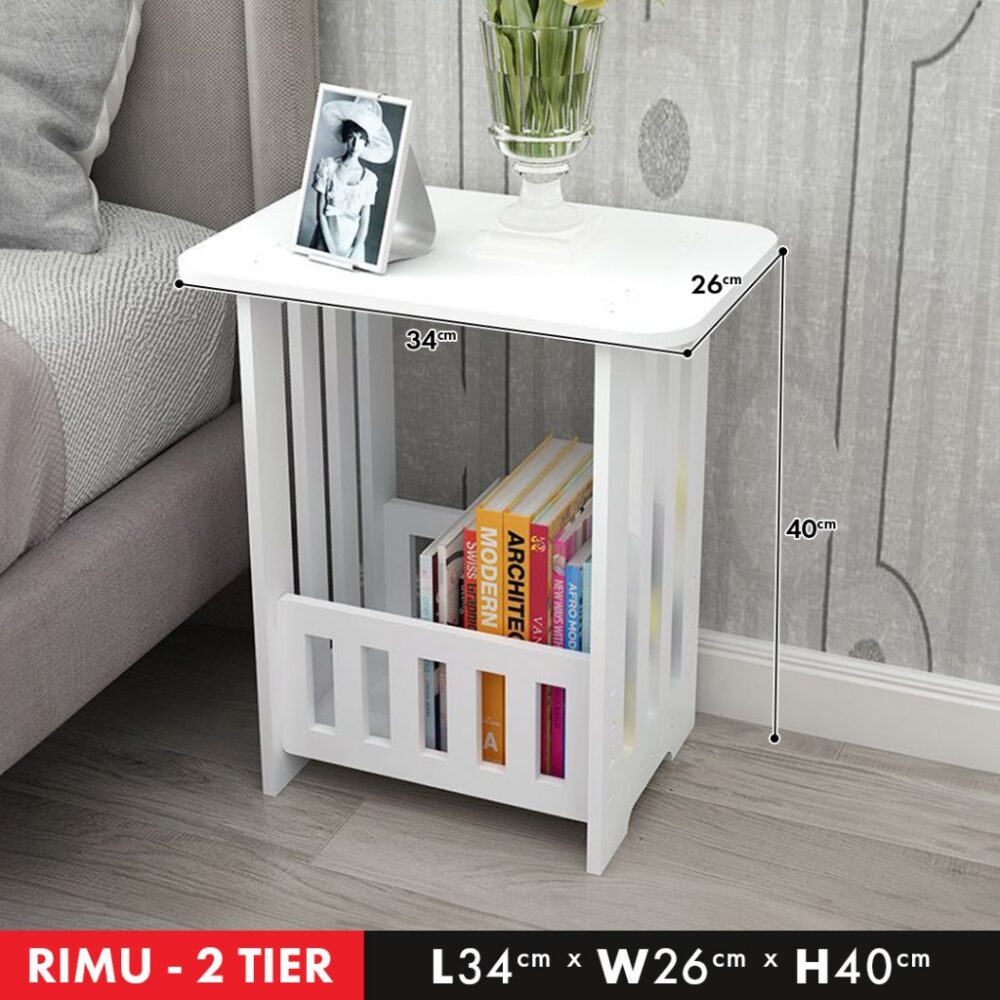 Small Coffee Table Lightweight Modern Wooden Square Small Coffee Side Table - Image 8
