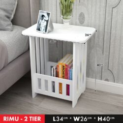 Small Coffee Table Lightweight Modern Wooden Square Small Coffee Side Table - Image 8