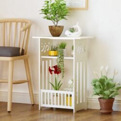 Small Coffee Table Lightweight Modern Wooden Square Small Coffee Side Table - Image 3