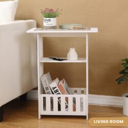 Small Coffee Table Lightweight Modern Wooden Square Small Coffee Side Table - Image 4