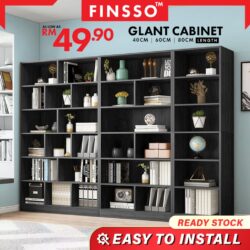 Glant display rack Home Organizer Shelf bookshelf display cabinet / almari buku / rak buku - Image 2