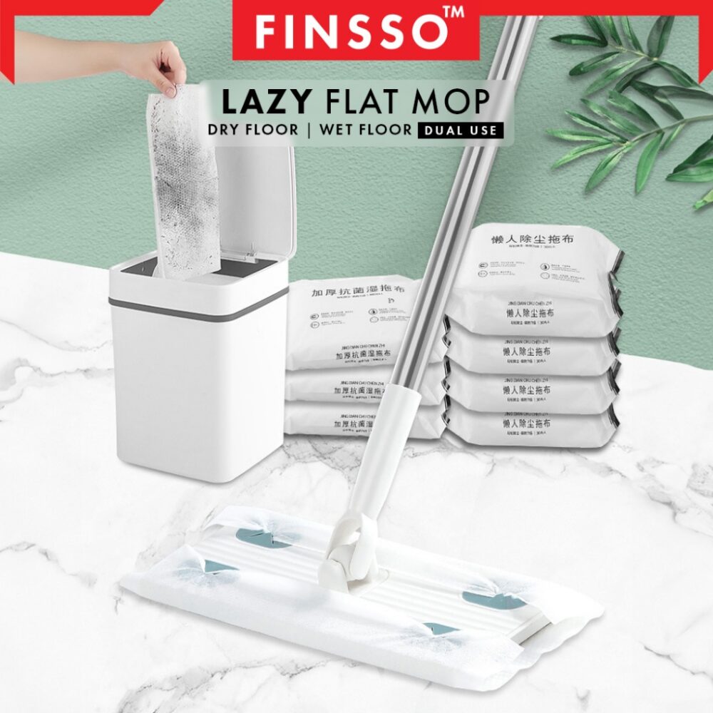 Electrostatic Flat Mop Tisu Pengelap Lantai Mop Tisu Pakai Buang Dust Removal Paper Disposable Wet Tissue 静电拖把