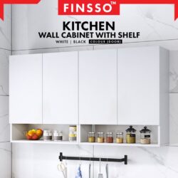 30cm High Gloss Kitchen Cabinet with Waterproof Surface with Shelves/ Kitchen Wall Rack / kabinet dapur gantung - Image 2