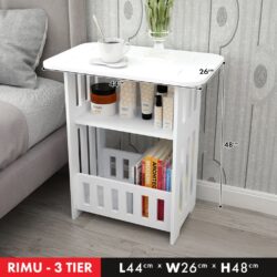Small Coffee Table Lightweight Modern Wooden Square Small Coffee Side Table - Image 9