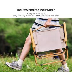 CAREX Camping Portable Folding Chair/kerusi lipat lightweight Aluminum Alloy healing chair - Image 4