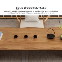 Japanese Solid Wood Dining Table - Image 3