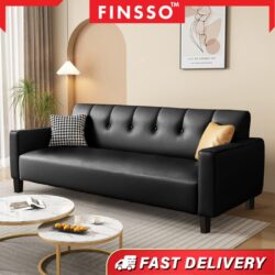 Khalifa Luxury Sofa PVC CLASSIC LEATHER & FABRIC - Image 4
