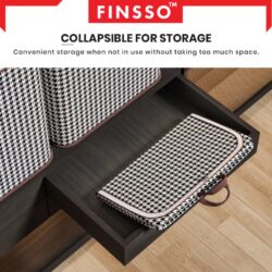 Houndstooth Storage Bag with handle - Image 4