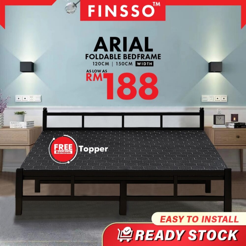 5ft Extra Tebal / Heavy Besi & High Quality Katil Besi Queen Queen Bed Frame /Katil Lipat Queen