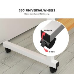 Adjustable Height Lifting Table with Wheel Bedside Laptop Table/ Sofa side table - Image 6