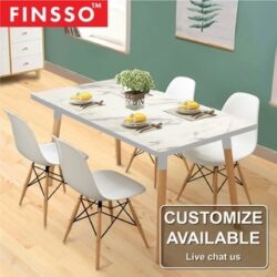 Dining Table with 4 chairs / meja makan 4 kerusi / meja makan - Image 3