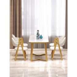 Amber Luxury Dining Table Meja Makan 4 Kerusi - Image 3