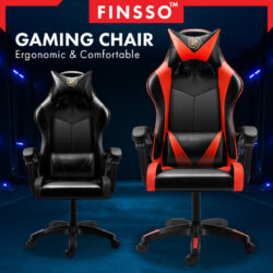T-Rex Gaming Chair Office Chair Kerusi Gaming with RECLINING - Image 2