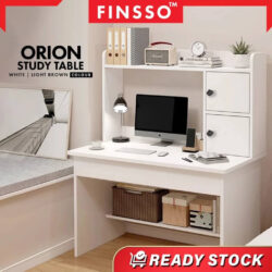 Study Table SET with Side Shelf/ Office desk study table with top /Side shelf/Rack/Orion - Image 2