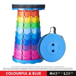 Outdoor Foldable Telescopic Stool & Chair Portable Foldable Extendable Fishing Picnic Camping Travel - Image 8