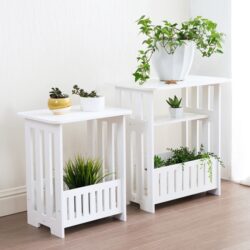Small Coffee Table Lightweight Modern Wooden Square Small Coffee Side Table - Image 5