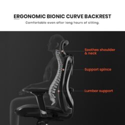Memory Foam + Heavy Duty Office chair suitable for 100kg and above / ergonomic office chair - Image 5