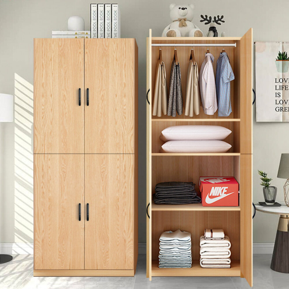 4 door Multifunction Snow Series Shoe Rack / Almari Buku / Shoe Cabinet / Almari Kasut / Wardrobe - Image 5