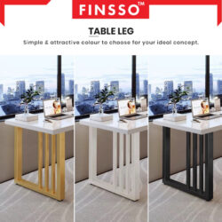 Toronto office table with 32mm table top + stronger kaki meja (Customize Available) - Image 6