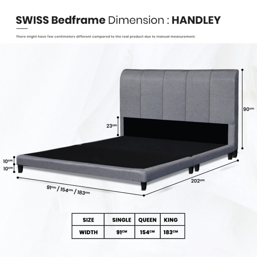 Handley Bedroom Set Divan Bed frame/ Wardrobe /Standing Mirror/ 3 in 1 bedroom set - Image 8